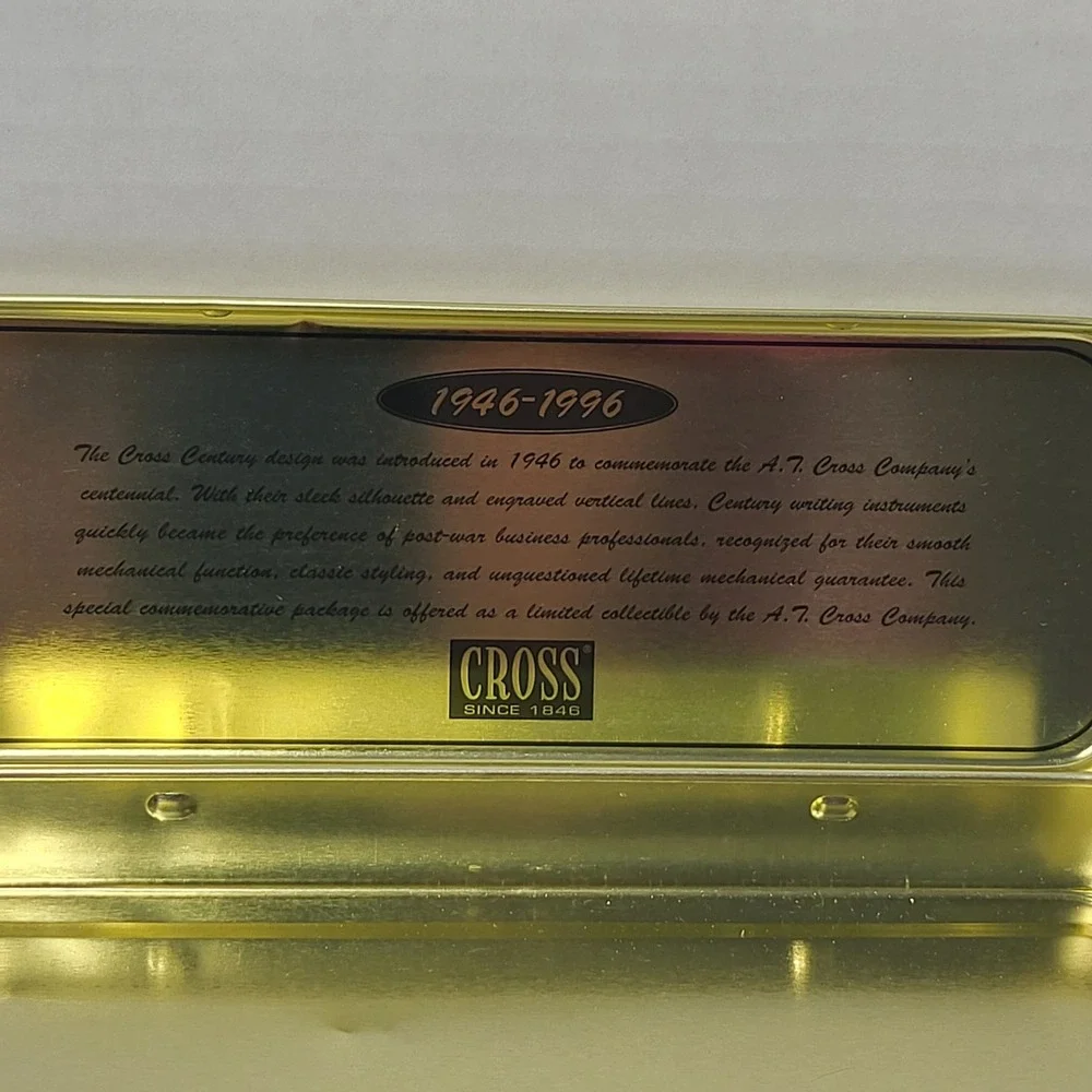 Cross Century 50th Anniversary Collectible Tin No 5 Stock Exchange 1946-1996*